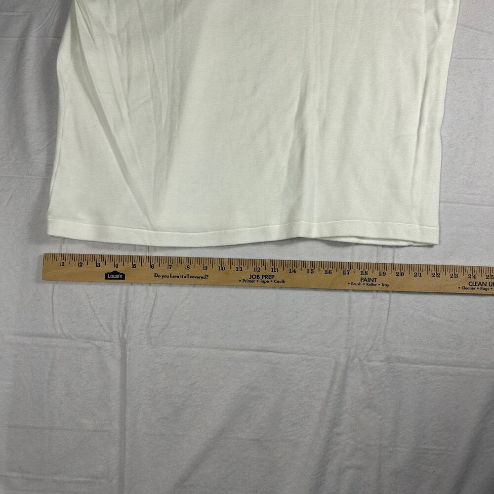 Vintage 90s Spider Bay Marina Little Current Polo Shirt, White Single Stitch, XL - Picture 7 of 13